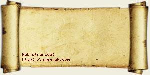 Jana Rajković vizit kartica